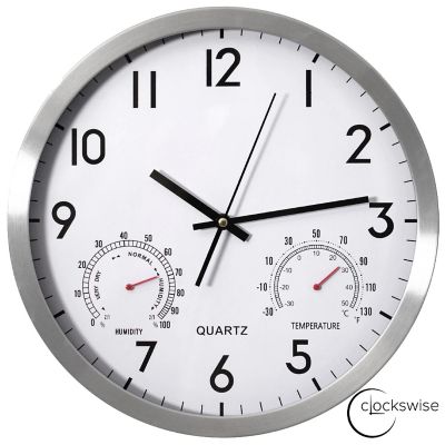 Clockswise 14-inch Non-Ticking Quartz Wall Clock Image 1