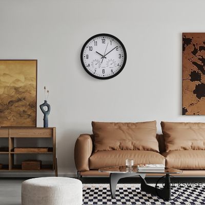 Clockswise 14-inch Non-Ticking Quartz Wall Clock Image 3