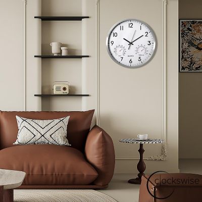 Clockswise 16-inch Non-Ticking Quartz Wall Clock Image 3