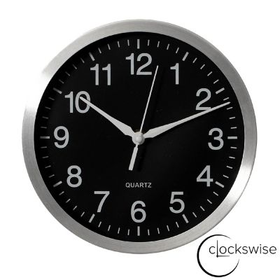 Clockswise 8-in Round Quartz Wall Clock Image 1