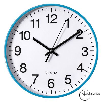 Clockswise Blue 10-In Analog Clock Image 1