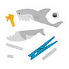 Clothespin Shark Craft Kit - Makes 12 Image 1