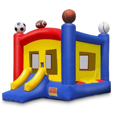 Cloud 9 17' x 13' Commercial Sports Bounce House - 100% PVC Bouncer - Inflatable Only Image 2