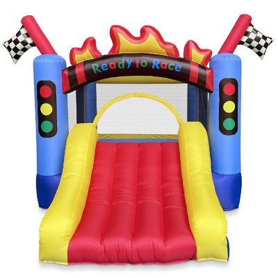 Cloud 9 Race Track Bounce House with Slide and Blower, Inflatable Bouncer for Kids Image 2