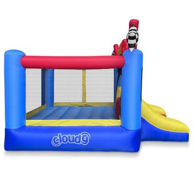 Cloud 9 Race Track Bounce House with Slide and Blower, Inflatable Bouncer for Kids Image 3