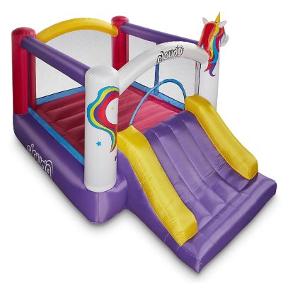 Cloud 9 Unicorn Bounce House with Slide and Blower Inflatable Bouncer with Bag Image 1