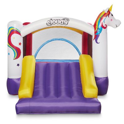 Cloud 9 Unicorn Bounce House with Slide and Blower Inflatable Bouncer with Bag Image 2