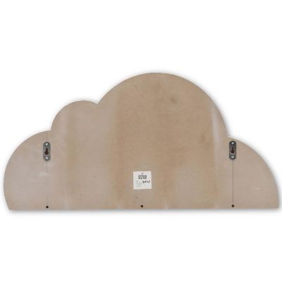 Cloud-Shaped 8.75x24 Wooden Shelf Decor Image 2