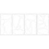 Clouds (White Background) Peel &amp; Stick Wall Decals Image 1