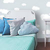 Clouds (White Background) Peel &amp; Stick Wall Decals Image 2
