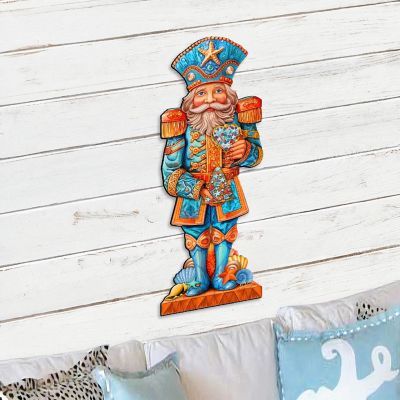 Coastal Nutcracker Outdoor Door Decor by G. DeBrekht Image 1