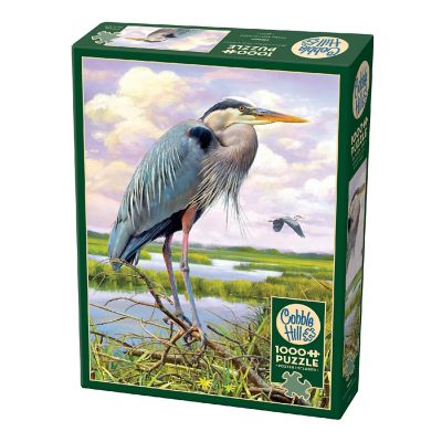 Cobble Hill 1000 Piece Puzzle: Heron - Reference Poster Included Image 1