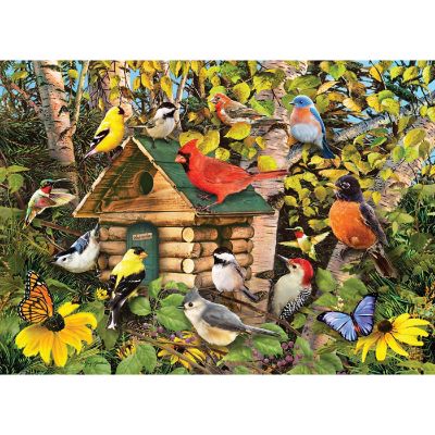 Cobble Hill: Bird Cabin 1000 Piece Puzzle Image 1
