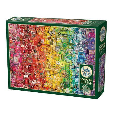 Cobble Hill: Colorful Rainbow 1000 Piece Puzzle Image 1