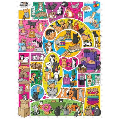 Cobble Hill: Doodlecats 1000 Piece Puzzle Image 1