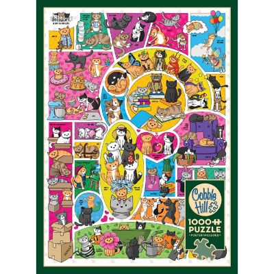 Cobble Hill: Doodlecats 1000 Piece Puzzle Image 3