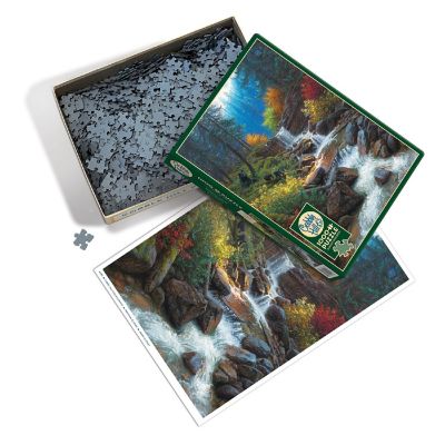 Cobble Hill: Mountain Cascade 1000 Piece Puzzle Image 2