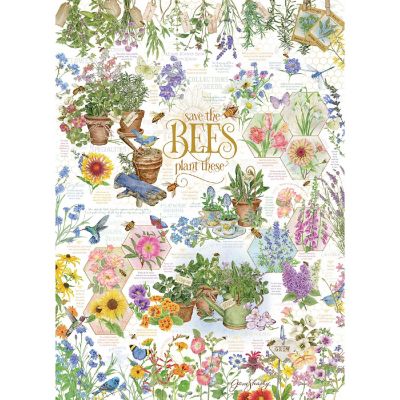 Cobble Hill: Save The Bees 1000 Piece Puzzle Image 1