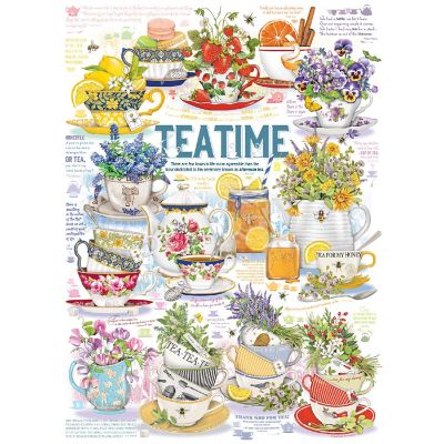 Cobble Hill: Tea Time 1000 Piece Puzzle Image 1