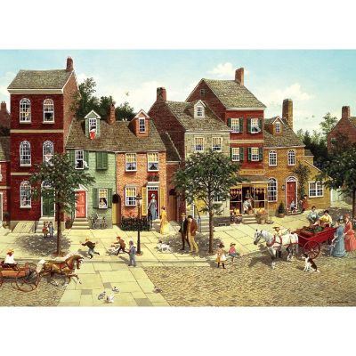 Cobble Hill: The Curve In The Square 1000 Piece Puzzle Image 1