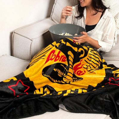 Cobra Kai "Strike First" Fleece Throw Blanket  45 x 60 Inches Image 3