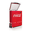 Coca-Cola 3.5 Cu.Ft. Refrigerator & Chest Freezer, Red Image 1