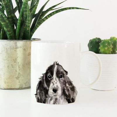 Cocker Spaniel Up Close Ceramic Mug Image 2