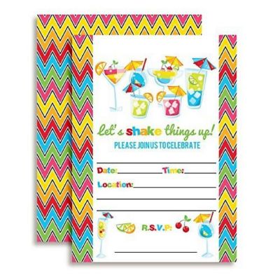 Cocktail Hour Invitations 40pc. by AmandaCreation Image 1