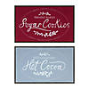 Cocoa And Cookies Wall Sign (Set Of 2) 15.5"L X 9.5"H Plastic/Mdf Image 1