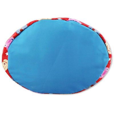 Cocomelon Collapsible Nylon Basket Bucket Toy Storage Tote Bag (One Size, Red) Image 1