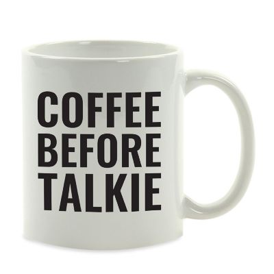 Coffee Before Talkie ceramic mug Image 2