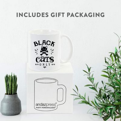 Coffee Mug Black Cats Only Image 2