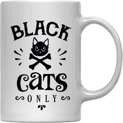 Coffee Mug Black Cats Only Image 3