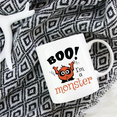 Coffee Mug Boo I'm a Monster Image 1