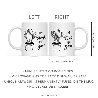 Coffee Mug I'm Stuck On You, Cactus Image 2