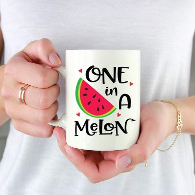 Coffee Mug One In A Melon, Watemelon Image 1