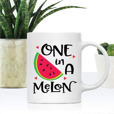 Coffee Mug One In A Melon, Watemelon Image 1