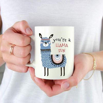 Coffee Mug Valentine, You're A Llama Image 1