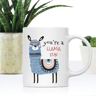 Coffee Mug Valentine, You're A Llama Image 1