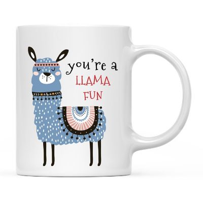 Coffee Mug Valentine, You're A Llama Image 3