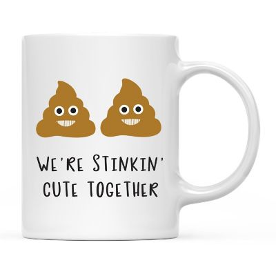 Coffee Mug We're Stinkin' Cute Together Image 3