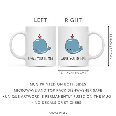 Coffee Mug Whale You Be Mine!, Whale Image 2