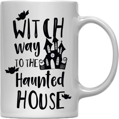 Coffee Mug Which Way to the Haunted Hous Image 3