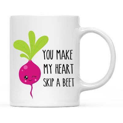 Coffee Mug You Make My Heart Skip A Beet Image 3