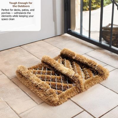 Coir Bristles Heavy-Duty Boot Scraper Rug Image 2