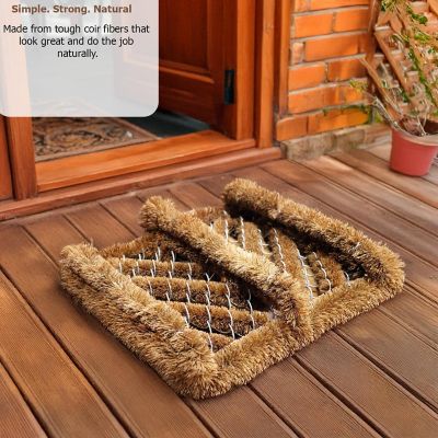 Coir Bristles Heavy-Duty Boot Scraper Rug Image 3