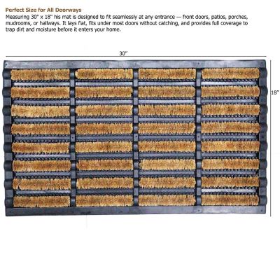 Coir Bristles Shoe and Boot Scraper Rug Image 3
