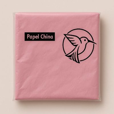Colibri - Pink - Vibrant Tissue Paper Image 1