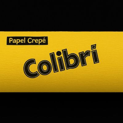 Colibri - Yellow - Festive Crepe Paper Image 2