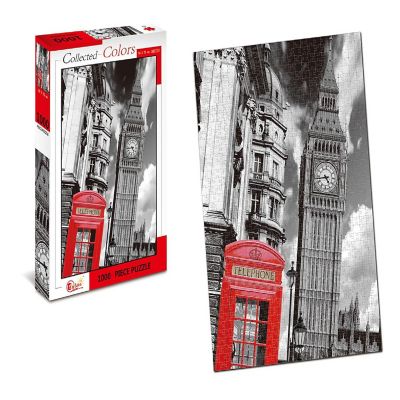 Collected Colors London Call Box 1000 Piece Jigsaw Puzzle Image 1